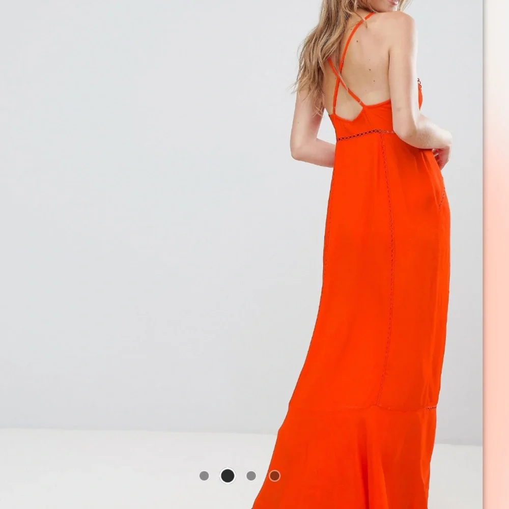 ASOS design Broderie Insert Maxi Dress - Picture 2 of 5